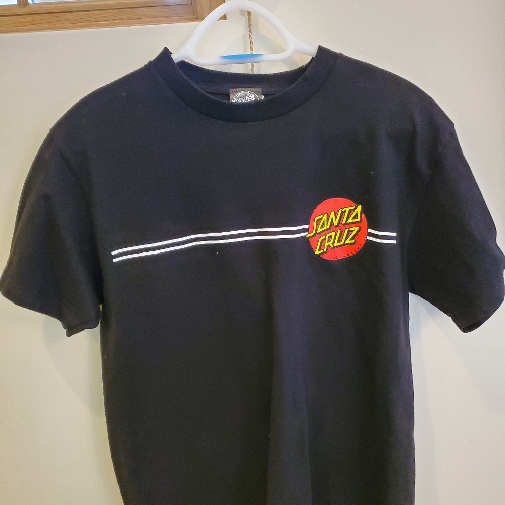 Santa Cruz black Stripe T